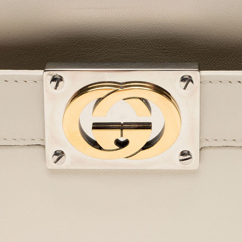 Gucci Calfskin Interlocking G Top Handle Bag (SHF-sjQV4q)