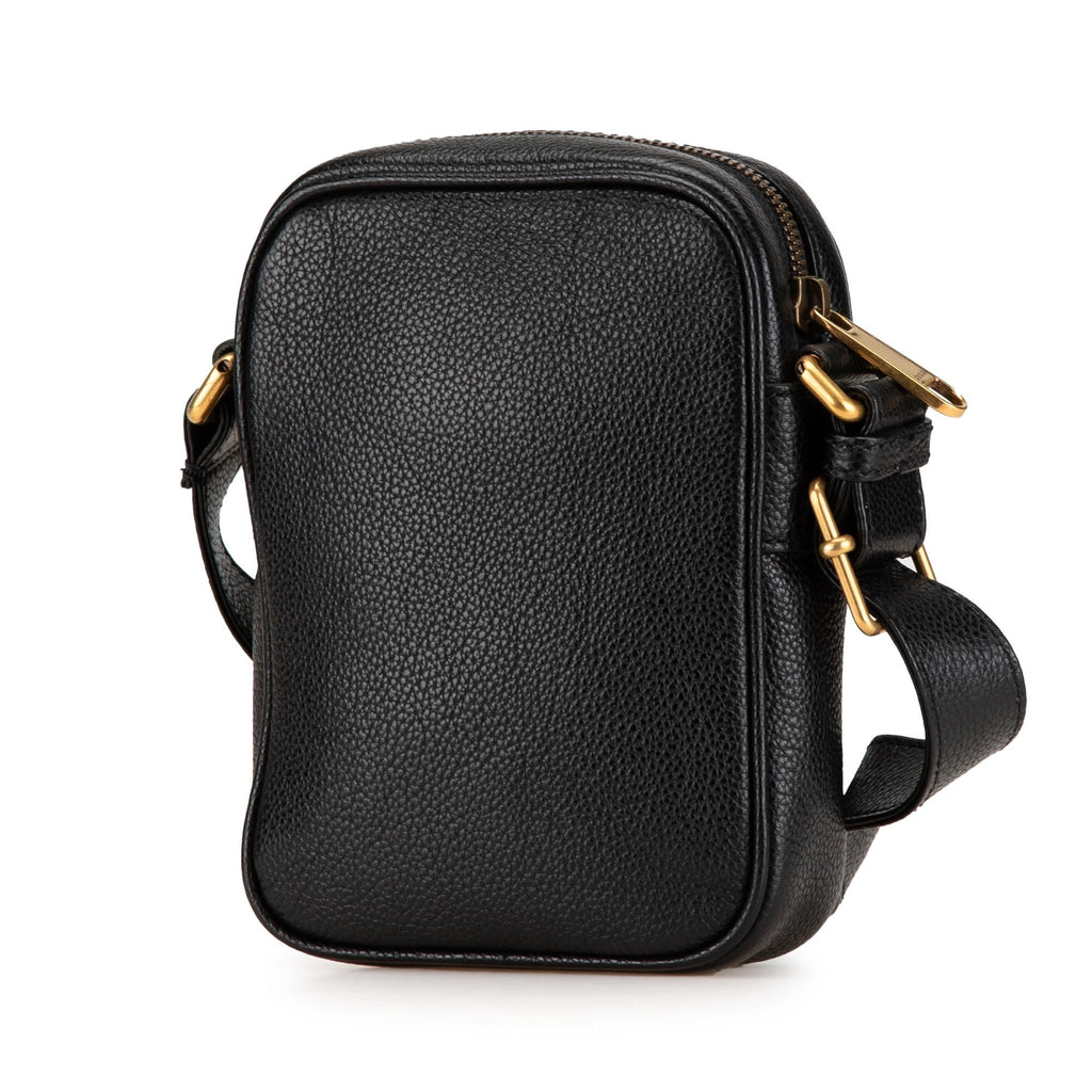 Gucci Leather Logo Crossbody