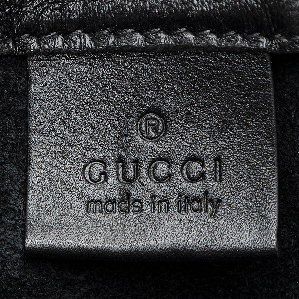 Gucci Leather Logo Drawstring Backpack (SHF-20714)
