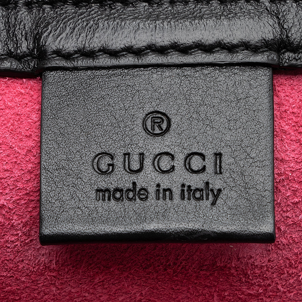 Gucci Leather Logo Drawstring Backpack (SHF-21880)