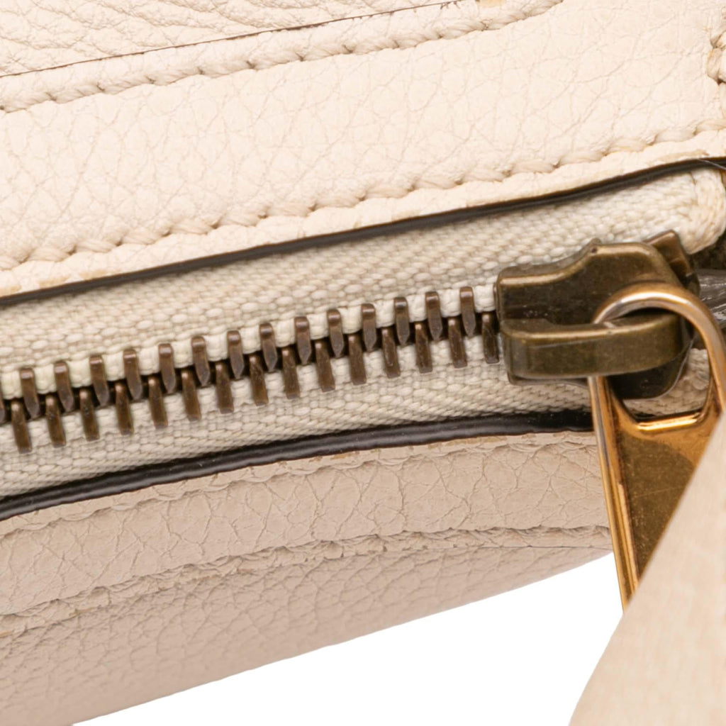 Gucci Leather Logo Half Moon Crossbody