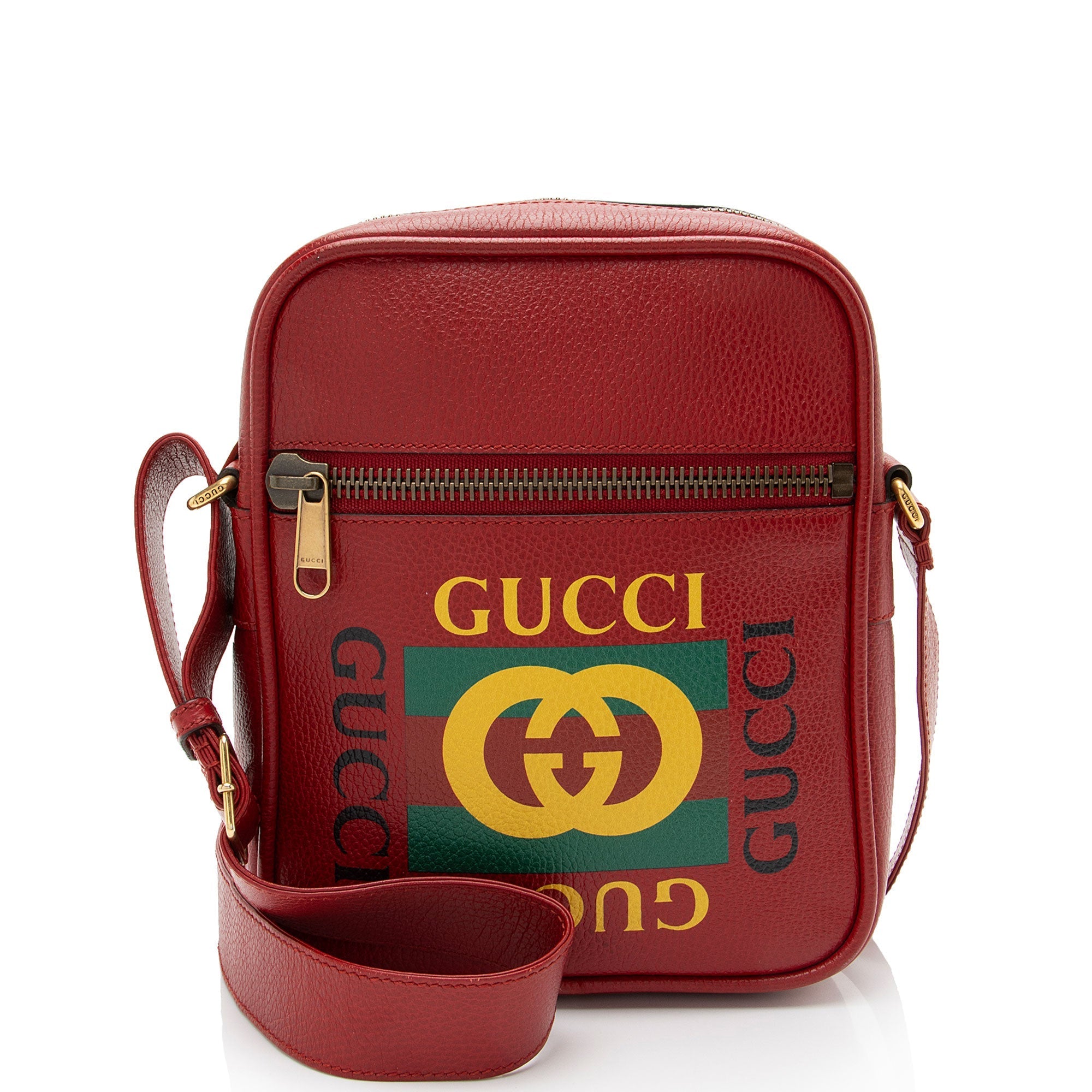 Gucci Leather Logo MessLBger