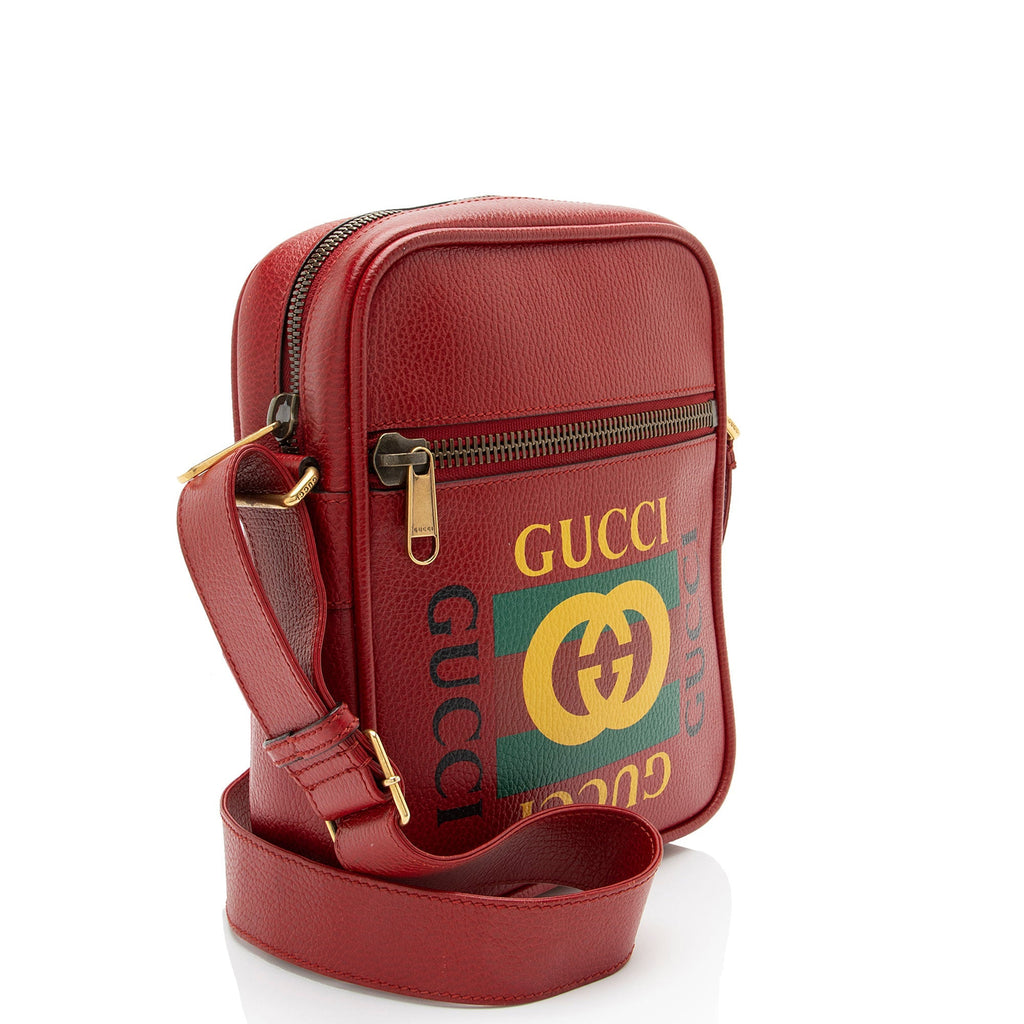 Gucci Leather Logo MessLBger