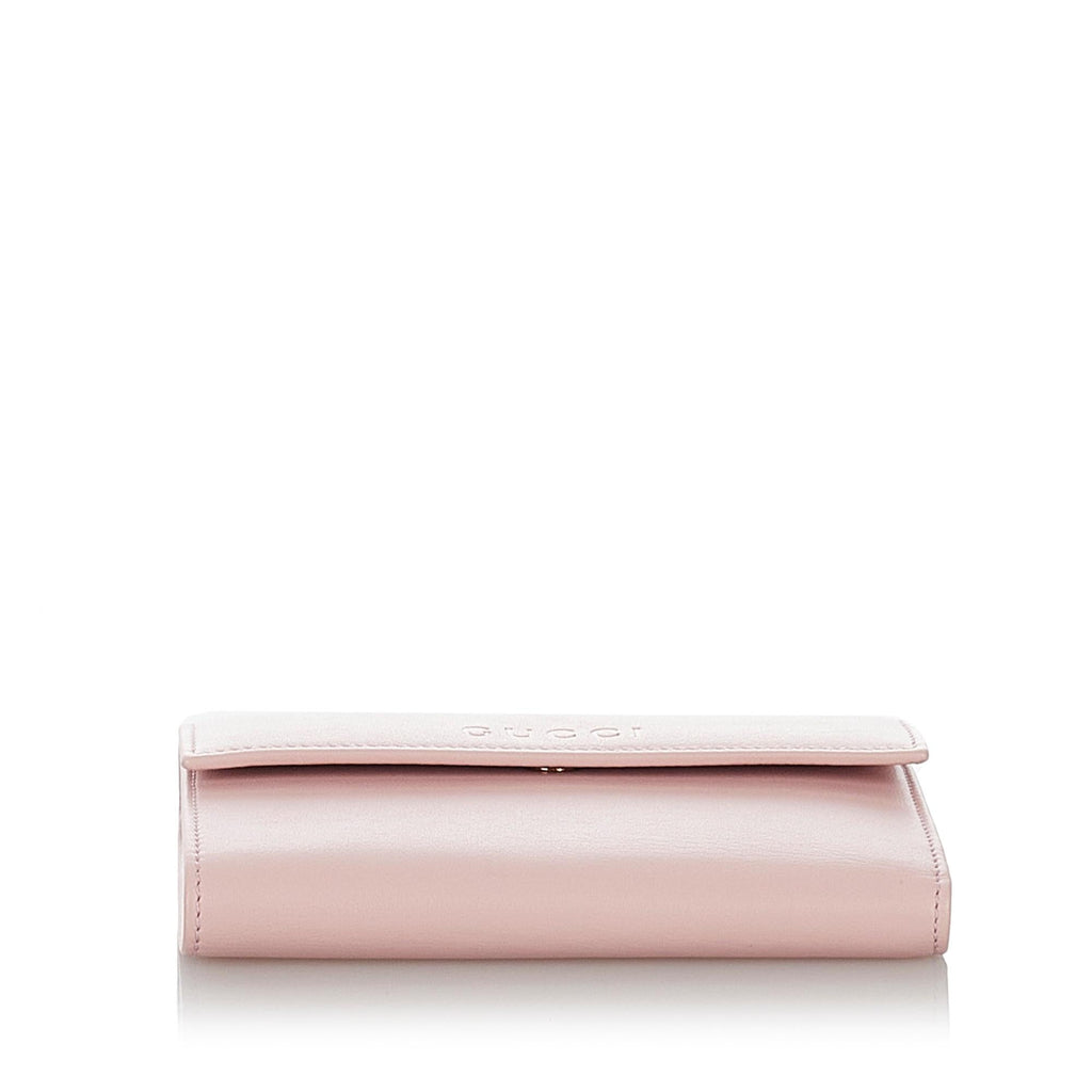 Gucci Leather Long Wallet (SHG-54fBw3)