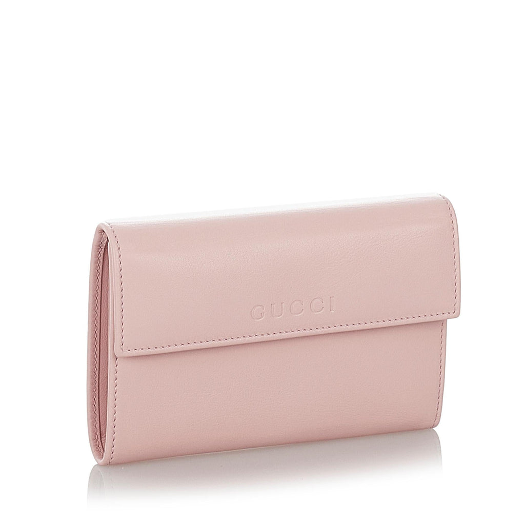 Gucci Leather Long Wallet (SHG-54fBw3)