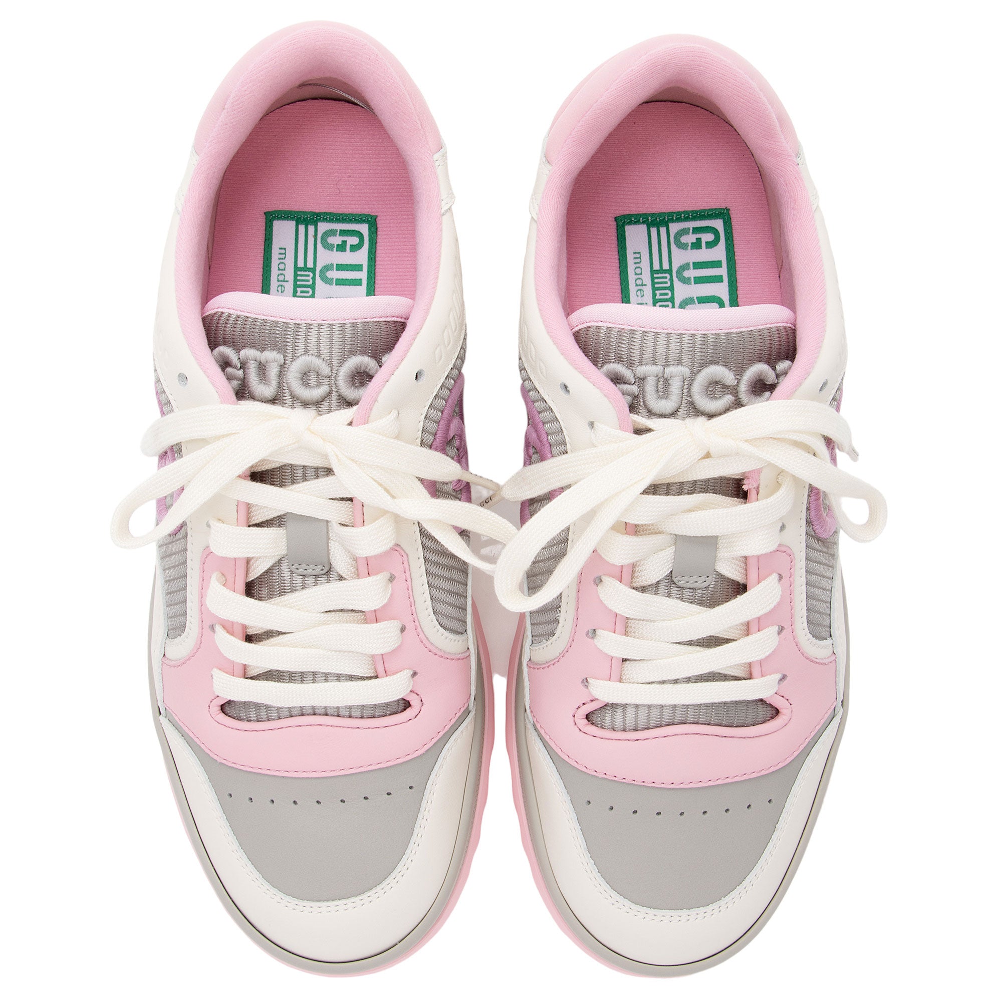 Gucci Leather Mac80 Sneakers - Size 7.5 / 37.5 (SHF-mkhPkt)