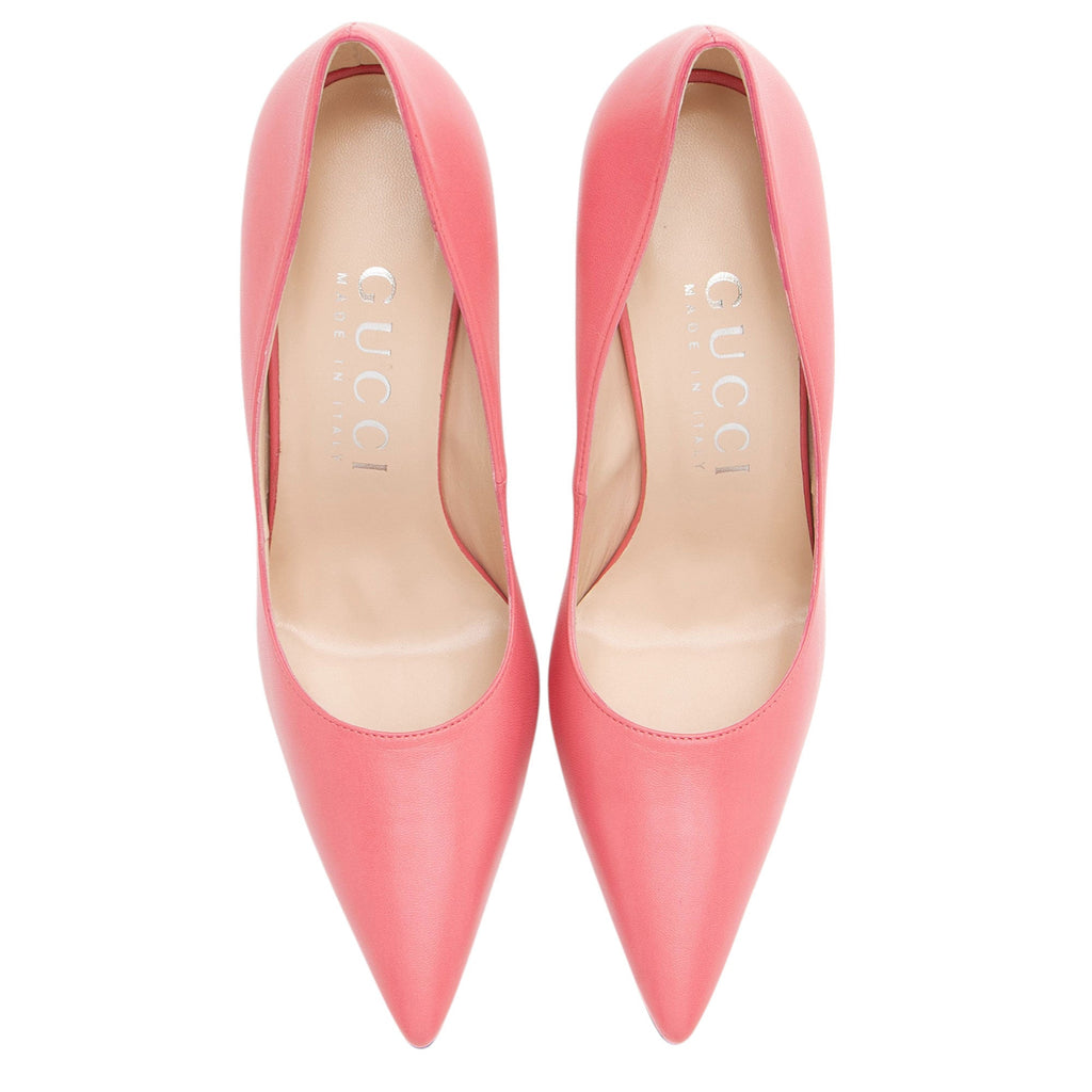 Gucci Leather Malaga Kid Anita Pumps - Size 9 / 39