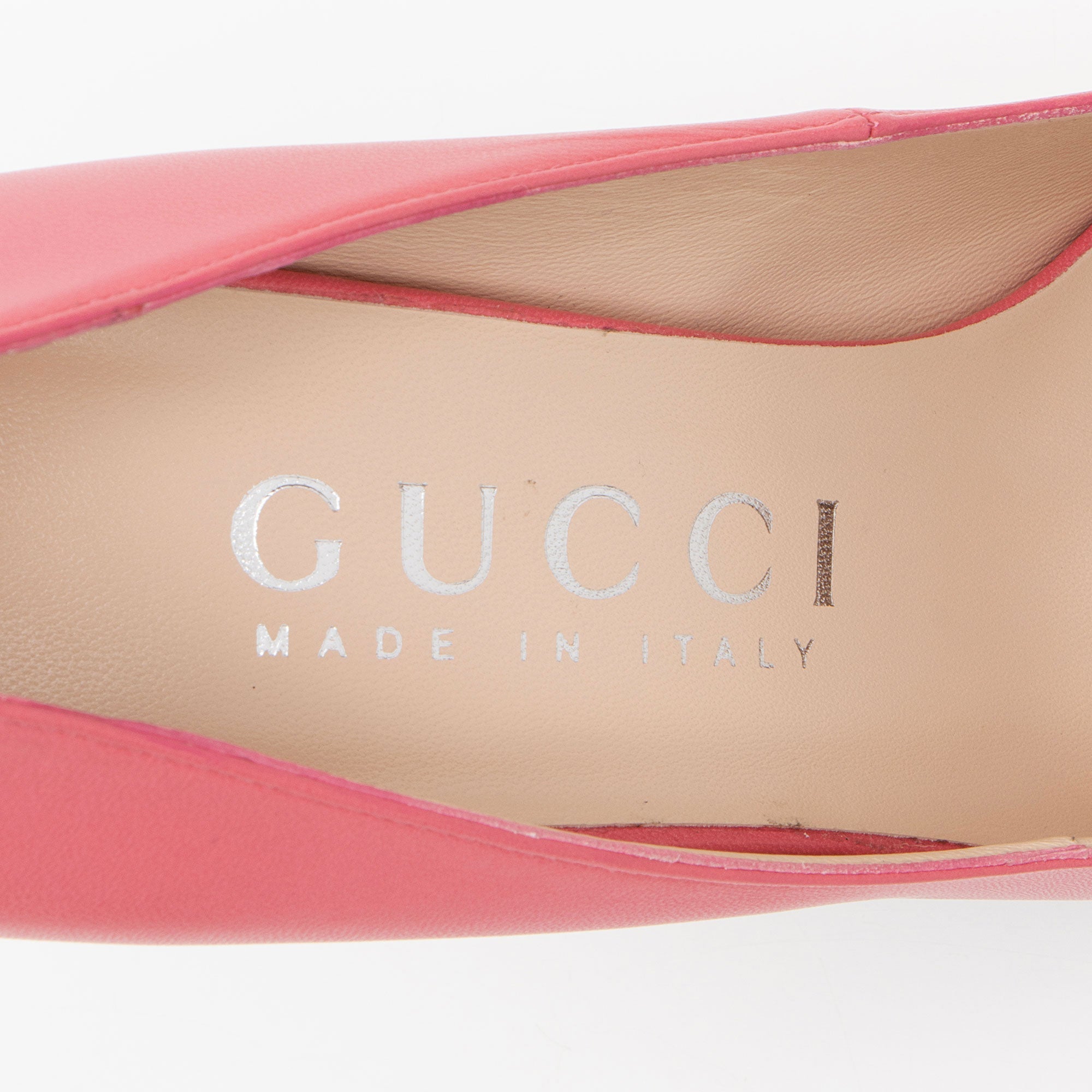 Gucci Leather Malaga Kid Anita Pumps - Size 9 / 39