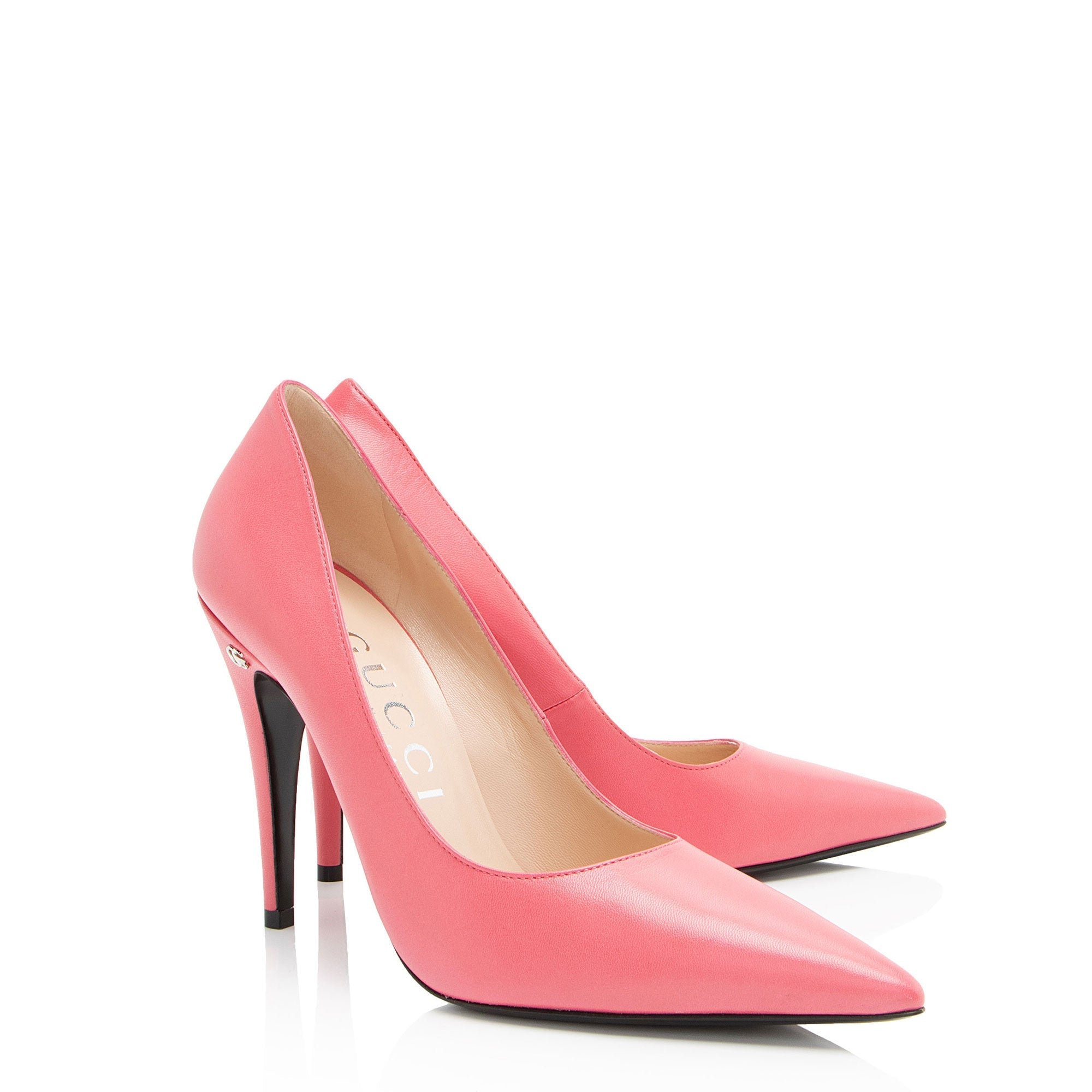 Gucci Leather Malaga Kid Anita Pumps - Size 9 / 39