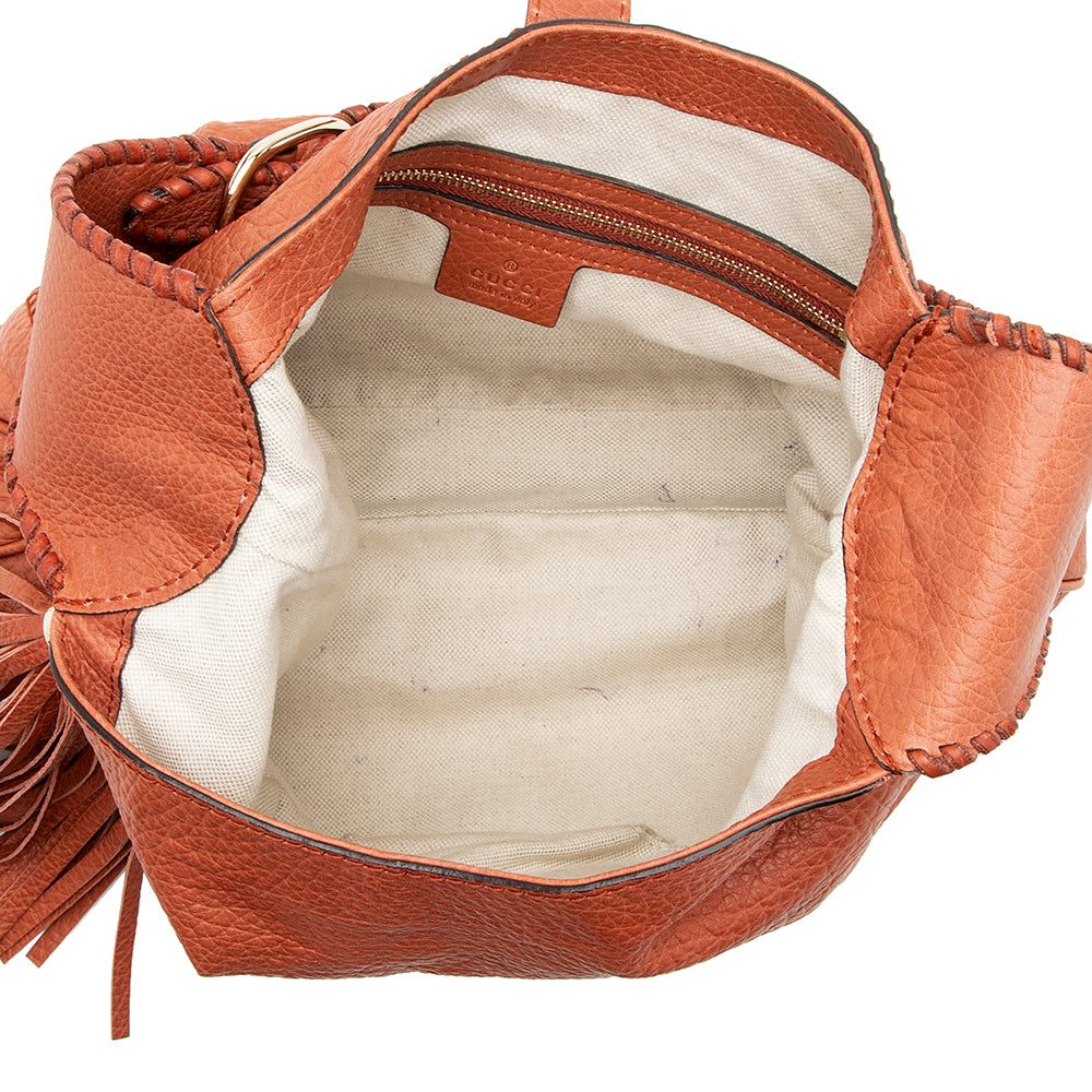 Gucci Leather New Jackie Shoulder Bag (SHF-19862)