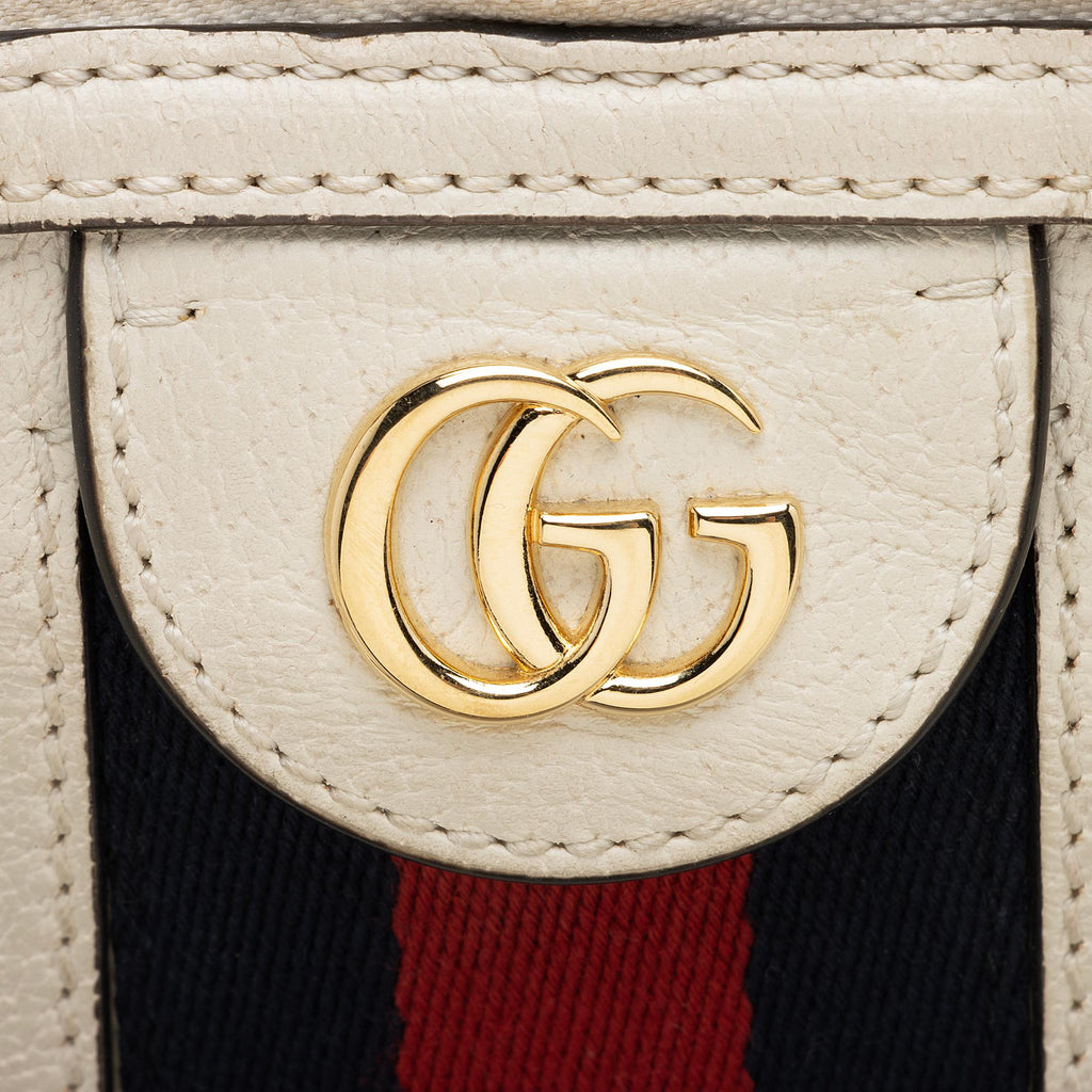 Gucci Leather Ophidia Dome Small Shoulder Bag