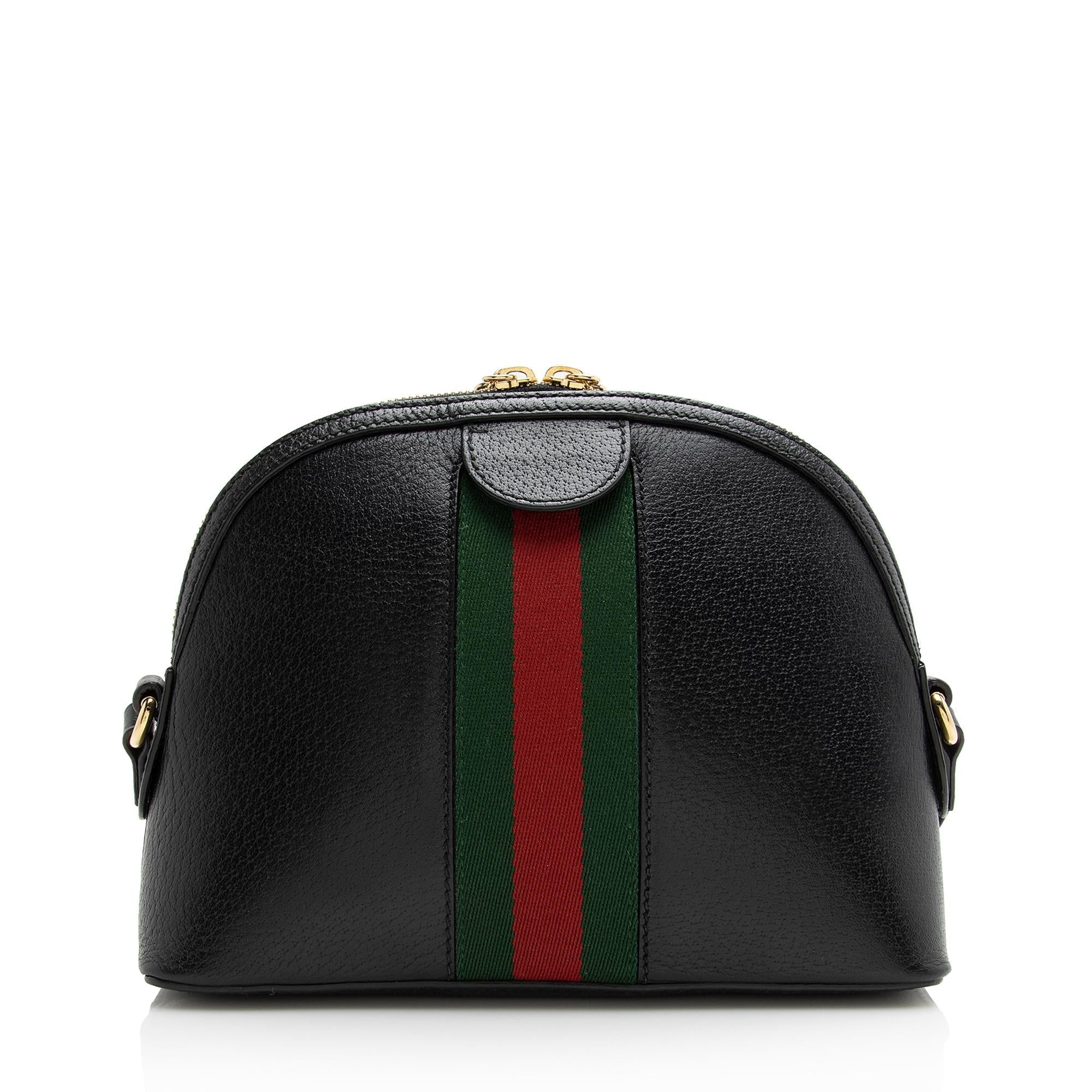 Gucci Leather Ophidia Dome Small Shoulder Bag (SHF-22613)
