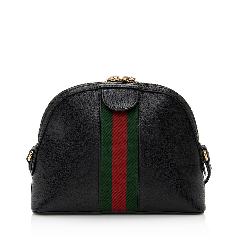 Gucci Leather Ophidia Dome Small Shoulder Bag (SHF-22912)