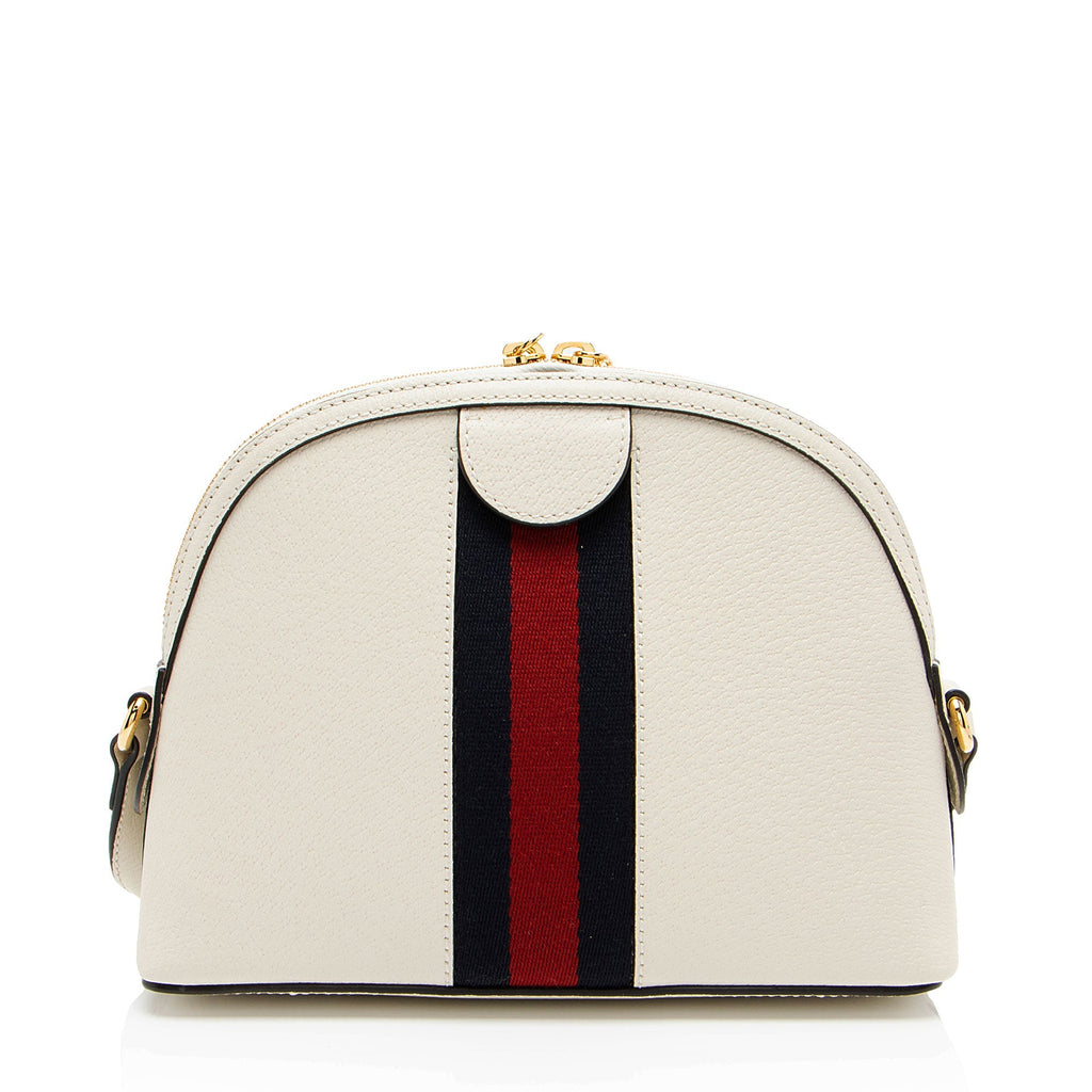 Gucci Leather Ophidia Dome Small Shoulder Bag