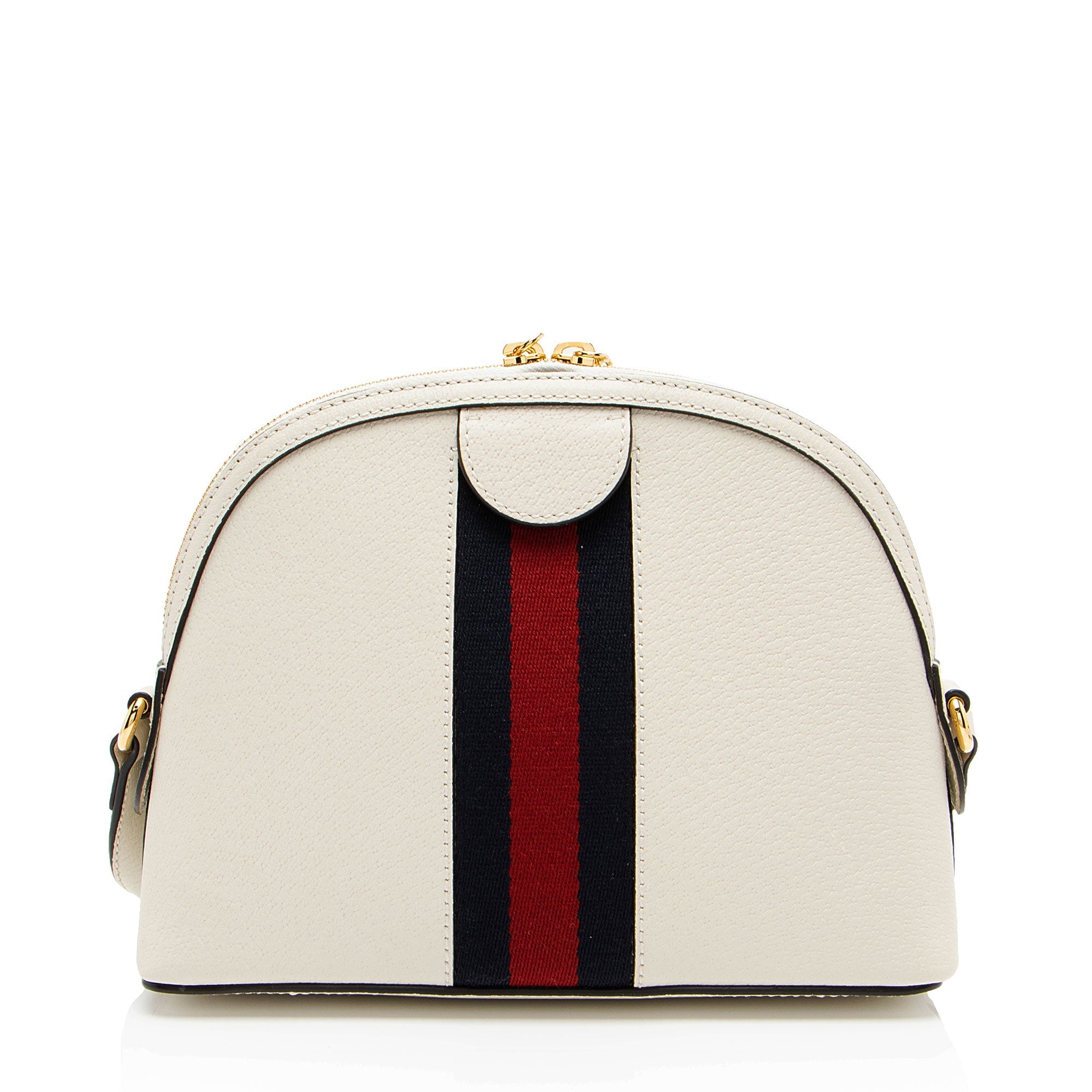 Gucci Leather Ophidia Dome Small Shoulder Bag