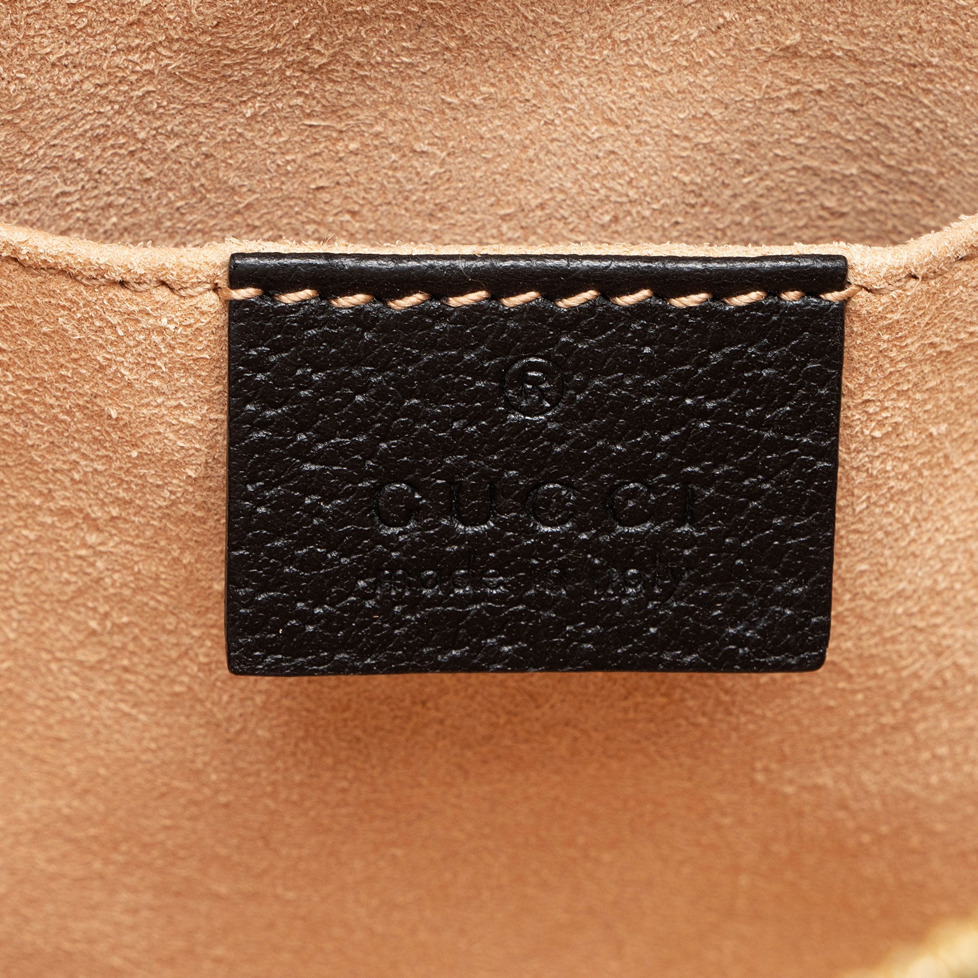 Gucci Leather Ophidia Dome Small Shoulder Bag