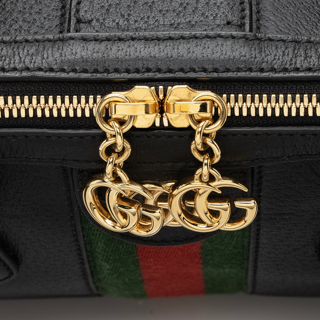 Gucci Leather Ophidia Medium Boston Bag (SHF-22477)