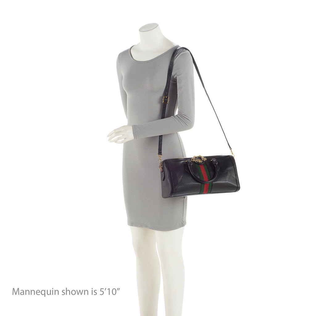 Gucci Leather Ophidia Medium Boston Bag (SHF-22477)