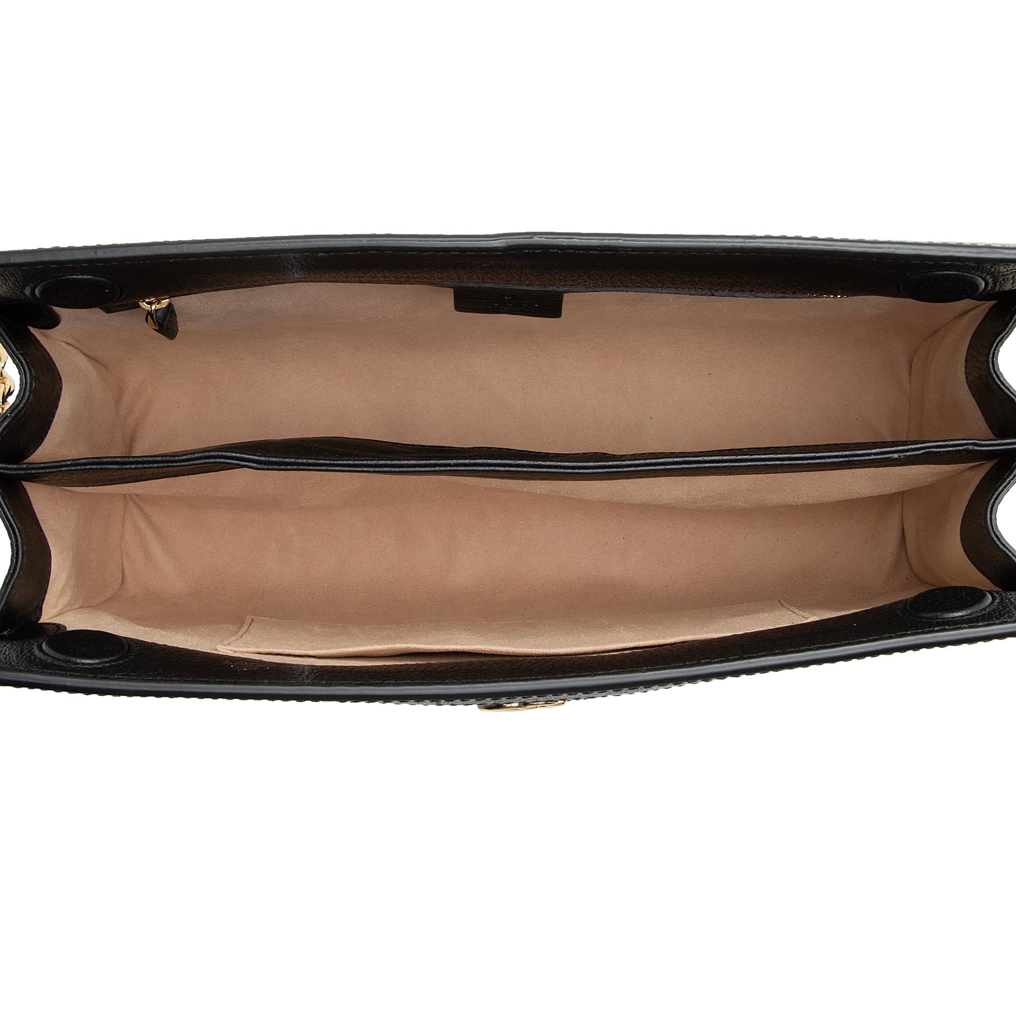 Gucci Leather Ophidia Medium Shoulder Bag (SHF-22397)