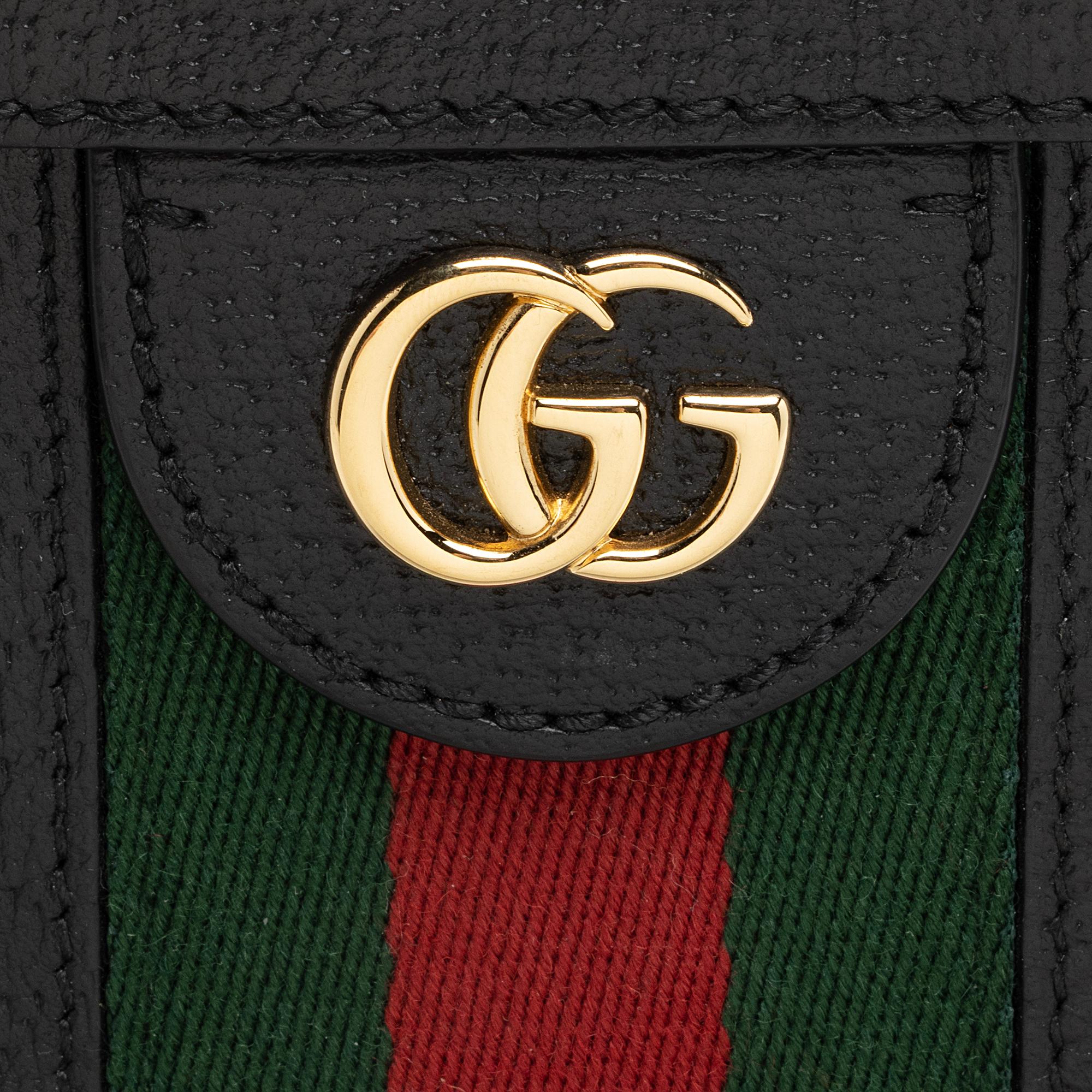 Gucci Leather Ophidia Medium Shoulder Bag (SHF-22397)