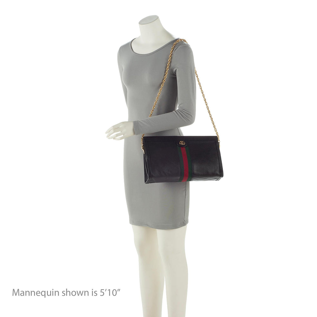 Gucci Leather Ophidia Medium Shoulder Bag (SHF-o8t9MR)