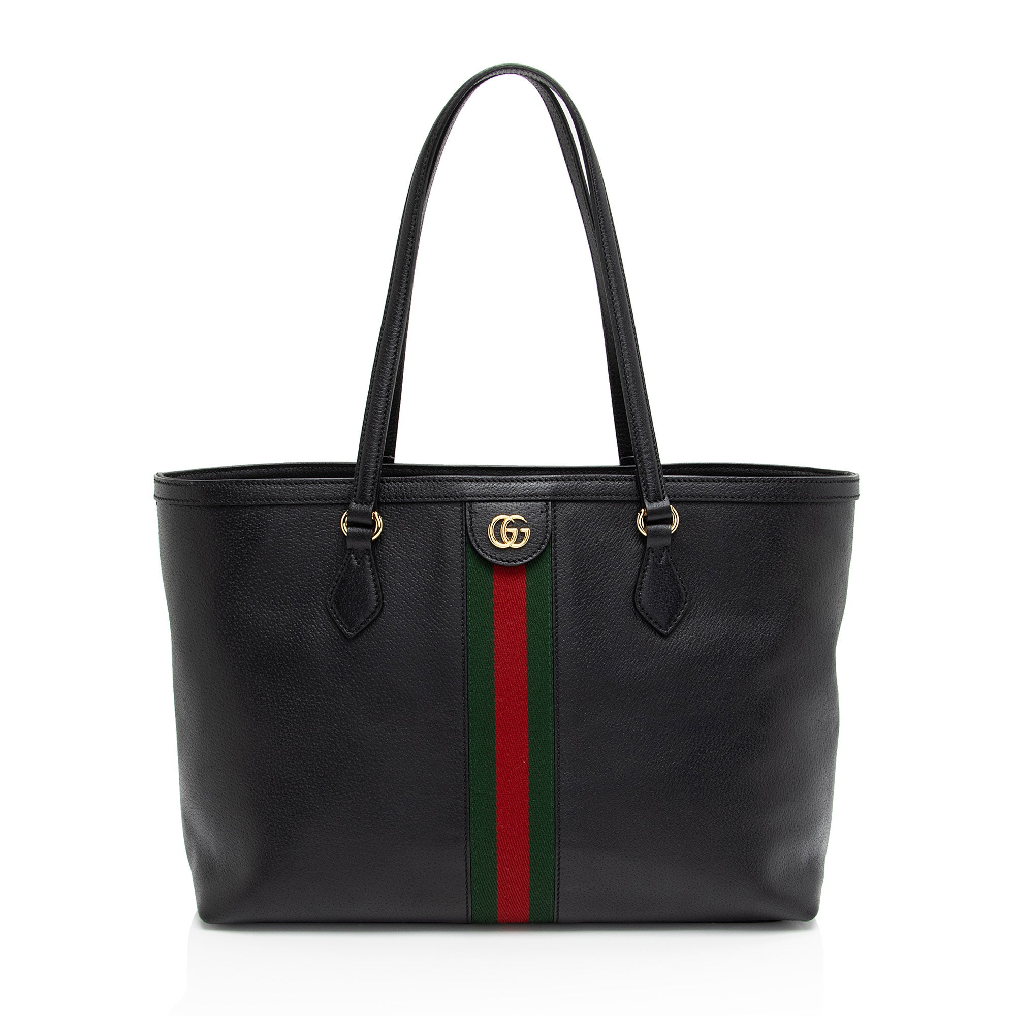 Gucci Leather Ophidia Medium Tote (SHF-Rkl1Mv)