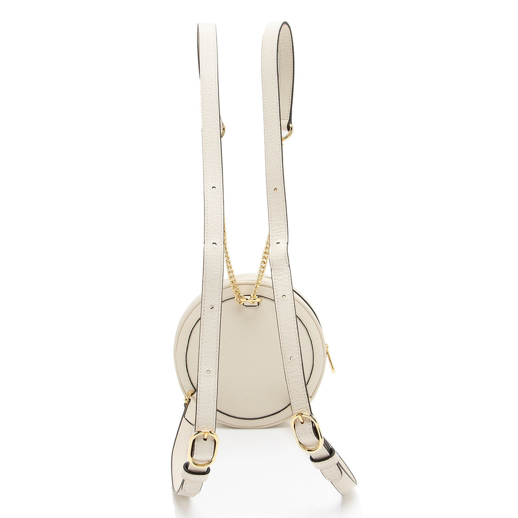 Gucci Leather Ophidia Round Mini Backpack - FINAL SALE