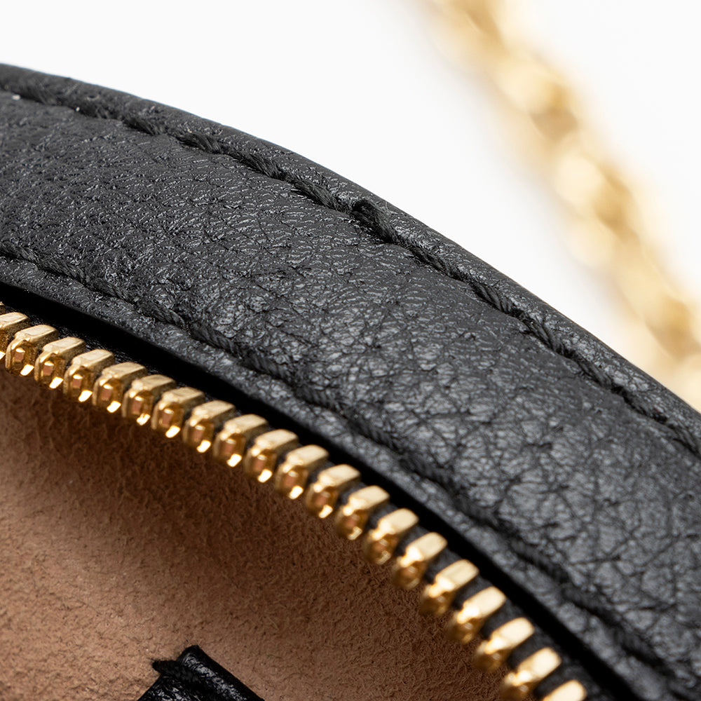 Gucci Leather Ophidia Round Mini Shoulder Bag (SHF-21339)
