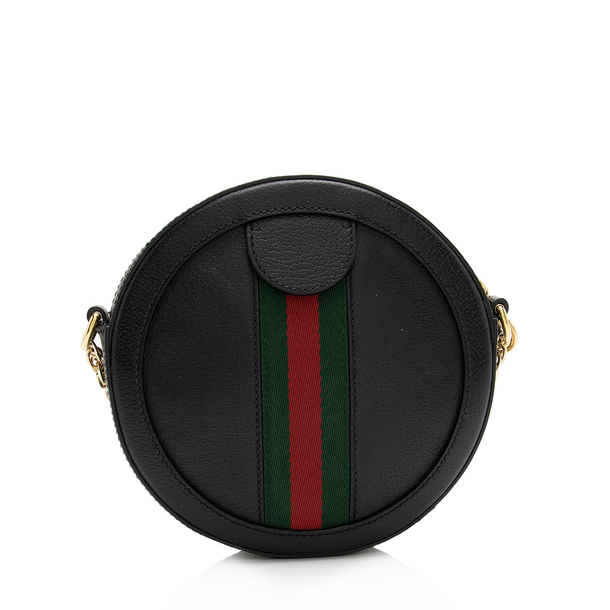 Gucci Leather Ophidia Round Mini Shoulder Bag (SHF-23807)