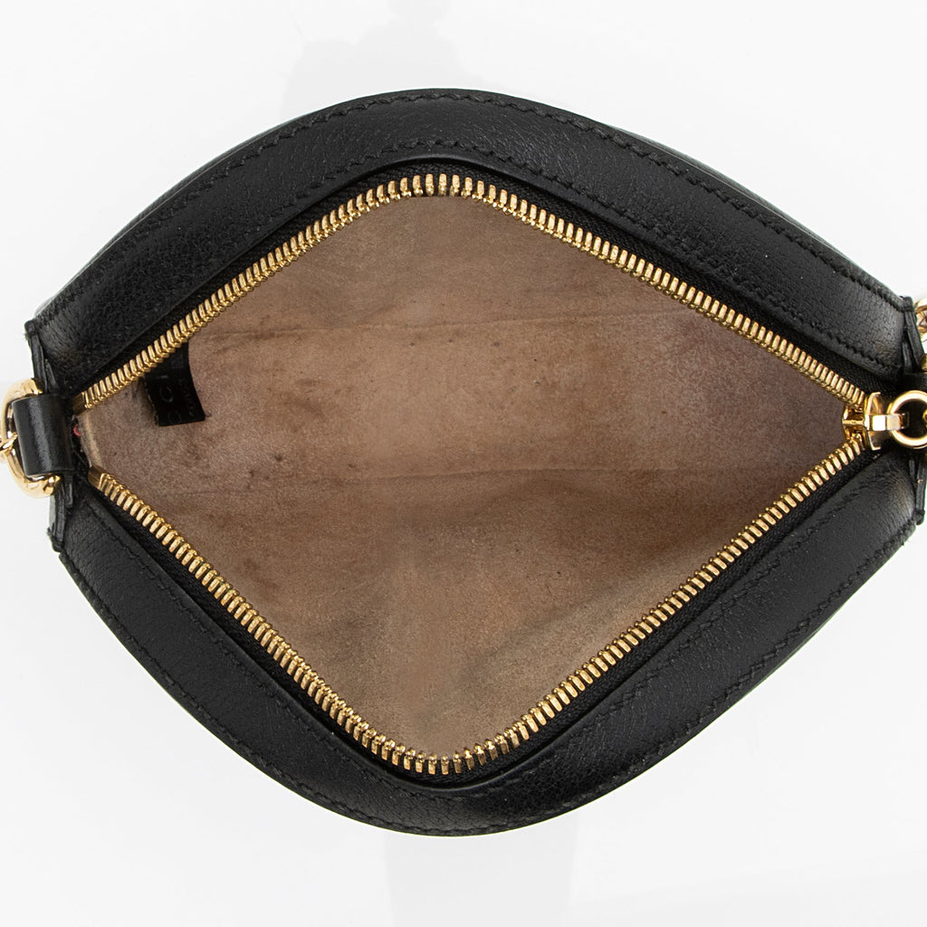 Gucci Leather Ophidia Round Mini Shoulder Bag (SHF-23807)