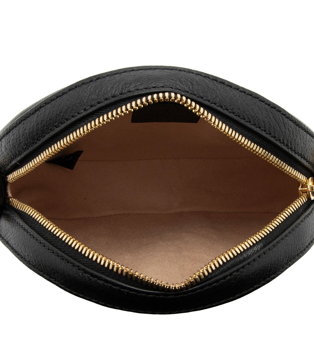 Gucci Leather Ophidia Round Mini Shoulder Bag (SHF-z9TS8F)