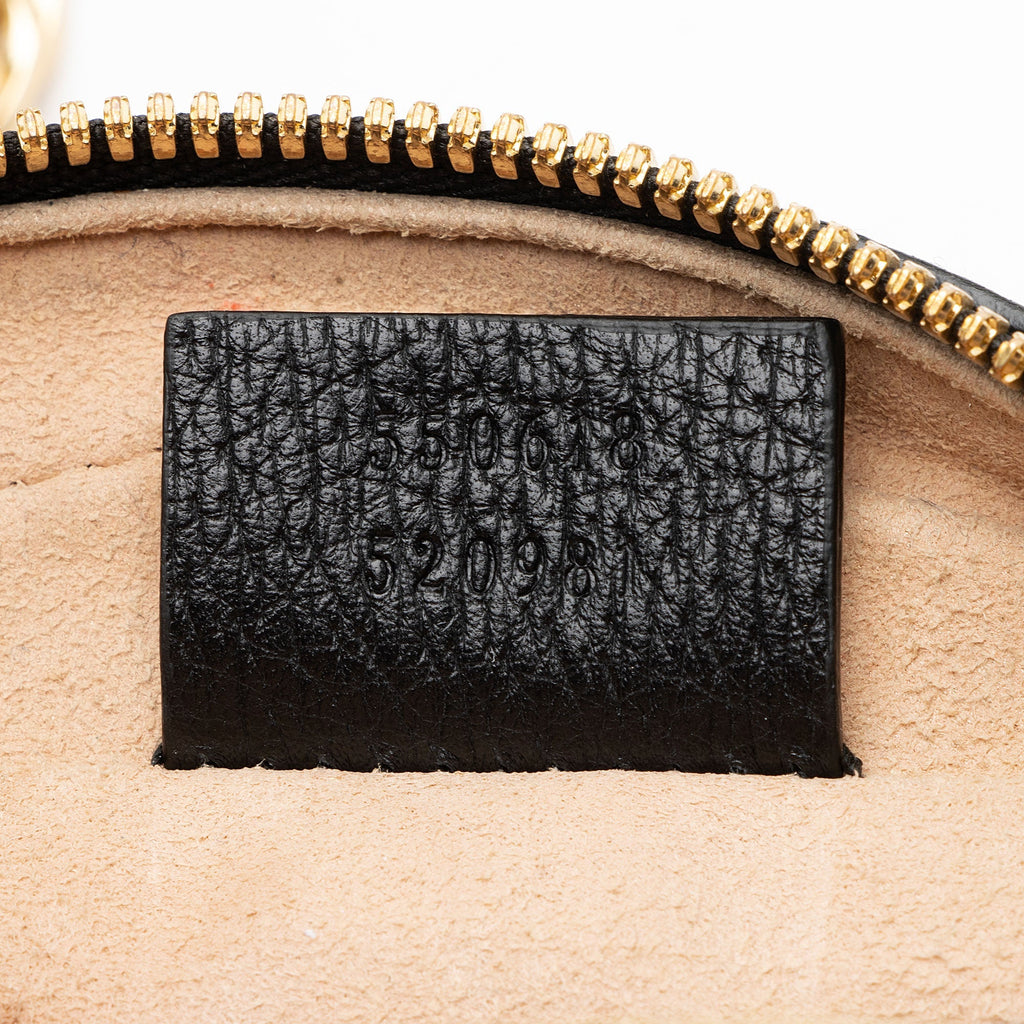 Gucci Leather Ophidia Round Mini Shoulder Bag (SHF-8X1FRs)