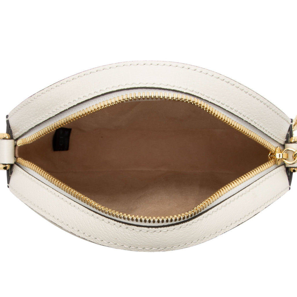 Gucci Leather Ophidia Round Mini Shoulder Bag