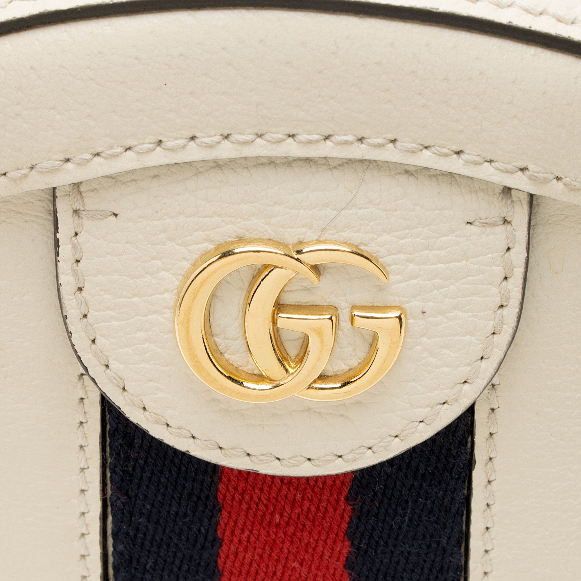 Gucci Leather Ophidia Round Mini Shoulder Bag
