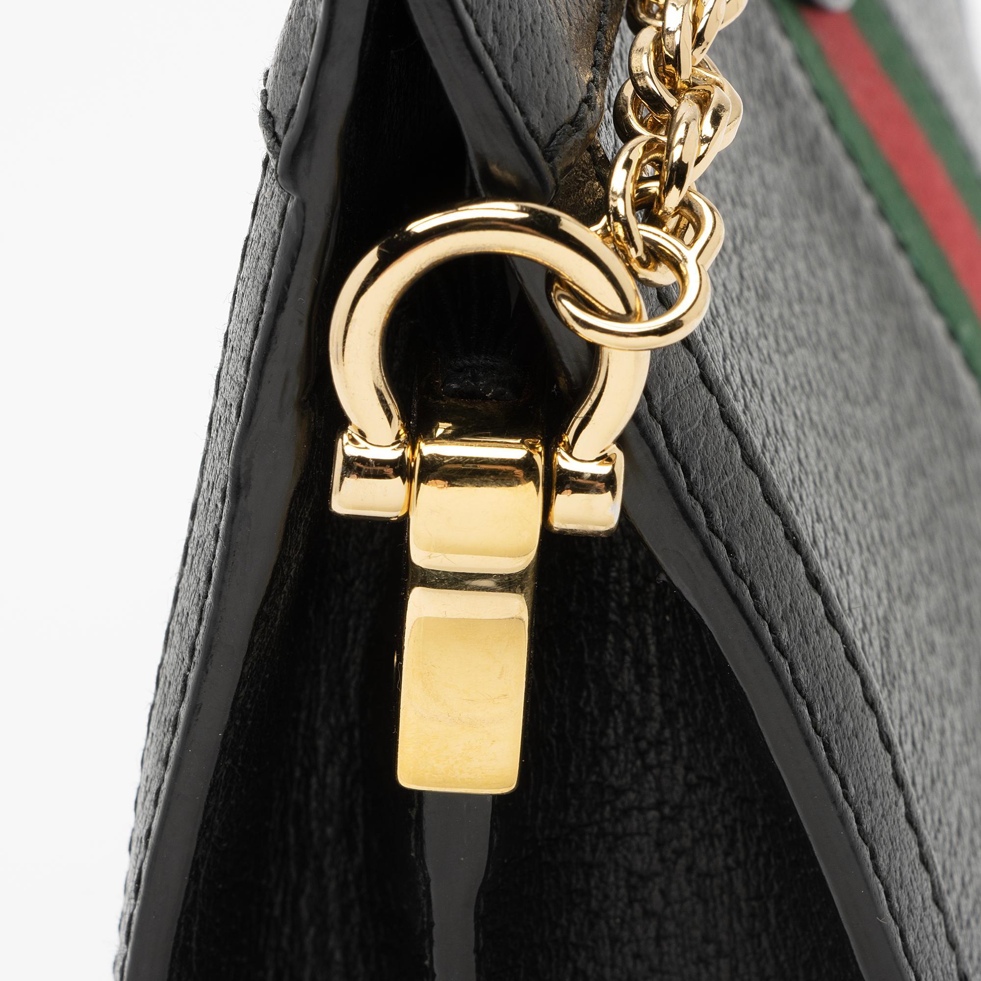 Gucci Leather Ophidia Small Shoulder Bag (SHF-iVbdpr)