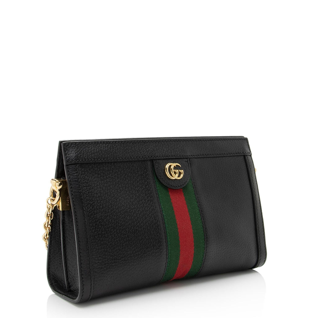 Gucci Leather Ophidia Small Shoulder Bag (SHF-iVbdpr)