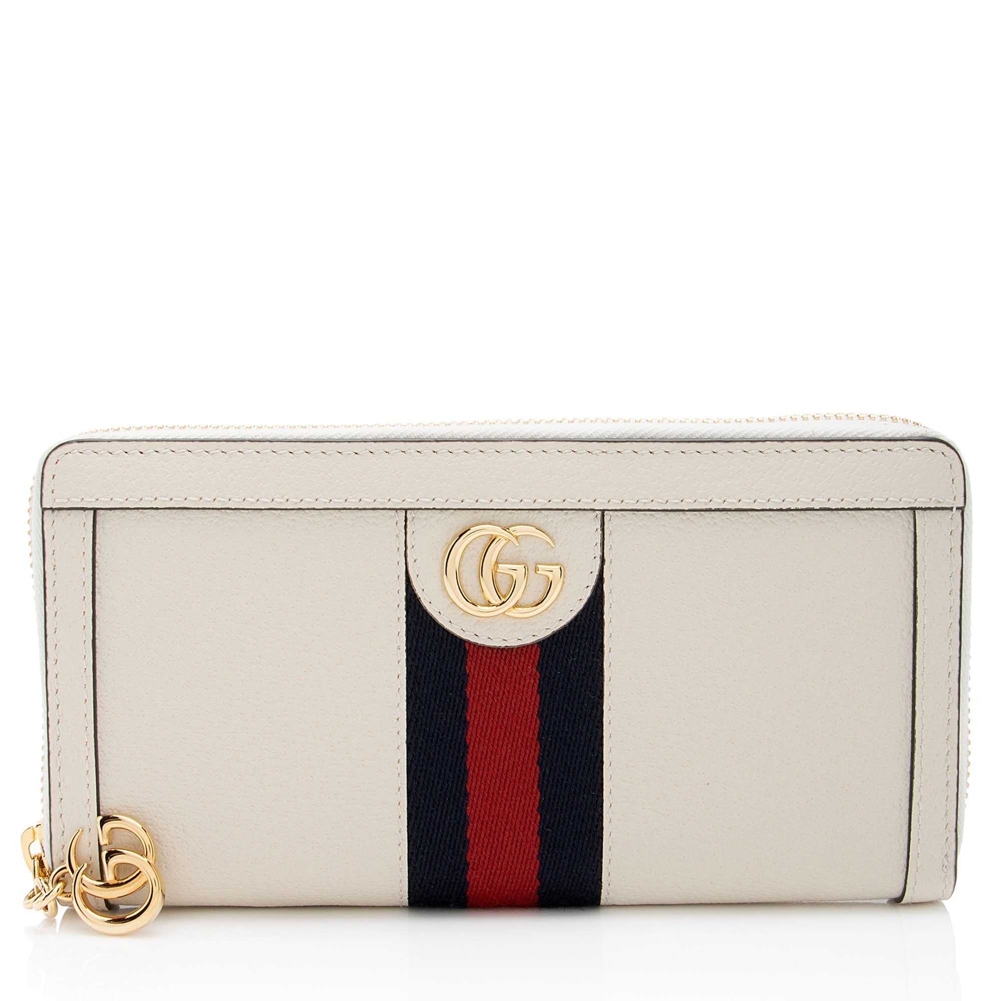 Gucci Leather Ophidia Zip Around Wallet (SHF-Ddjs3y)