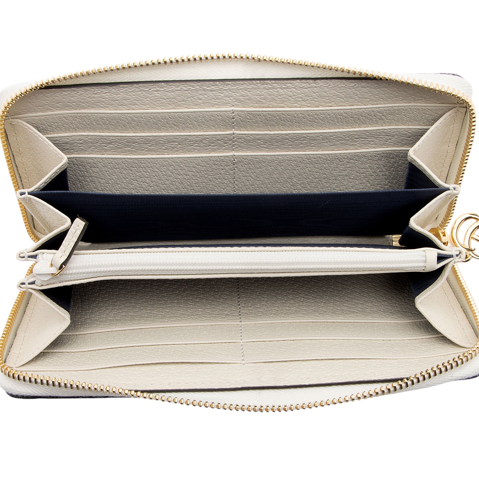 Gucci Leather Ophidia Zip Around Wallet (SHF-Ddjs3y)