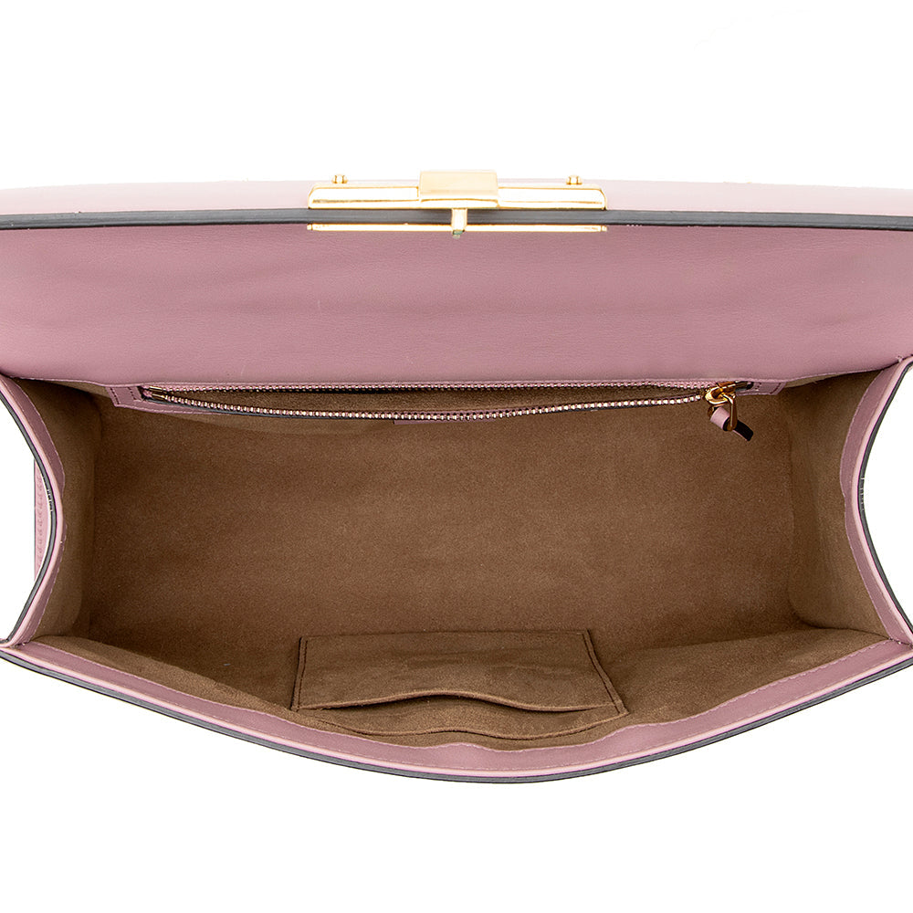Gucci Leather Padlock Medium Shoulder Bag (SHF-21895)
