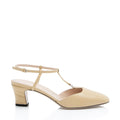 Gucci Leather Petite GG Charlotte Slingback Pumps - Size 8.5 / 38.5