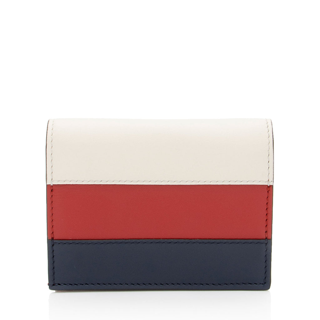 Gucci Leather QueLB Margaret Bee Card Case