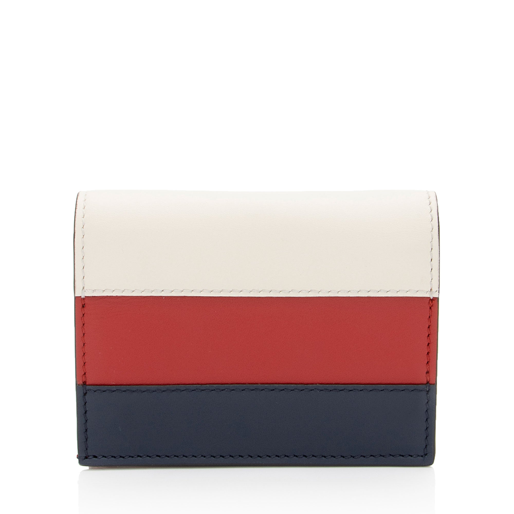 Gucci Leather QueLB Margaret Bee Card Case