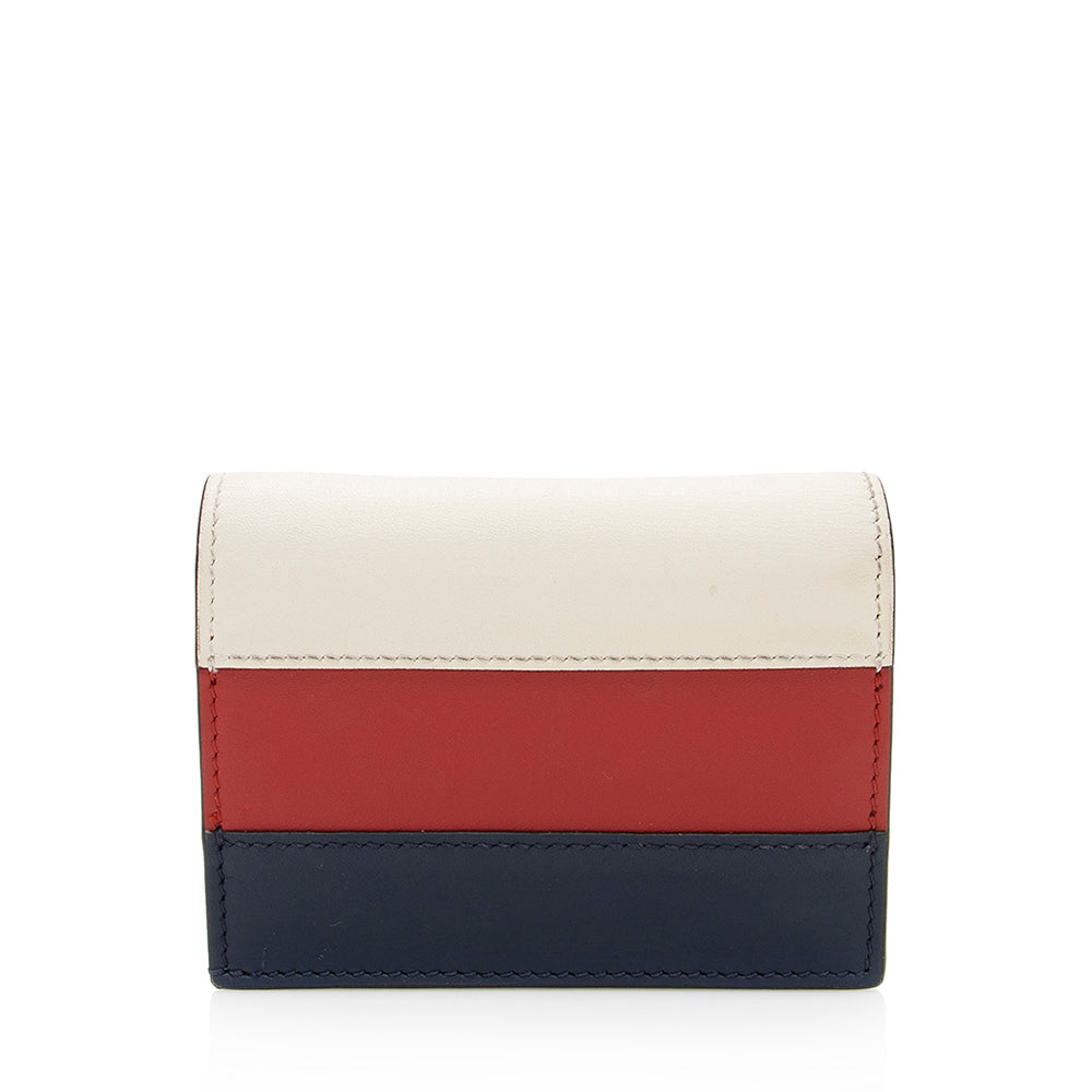 Gucci Leather Queen Margaret Card Case (SHF-19661)