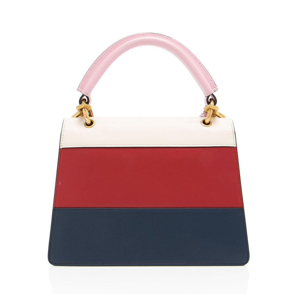 Gucci Leather Queen Margaret Top Handle (SHF-oBE2Ol)