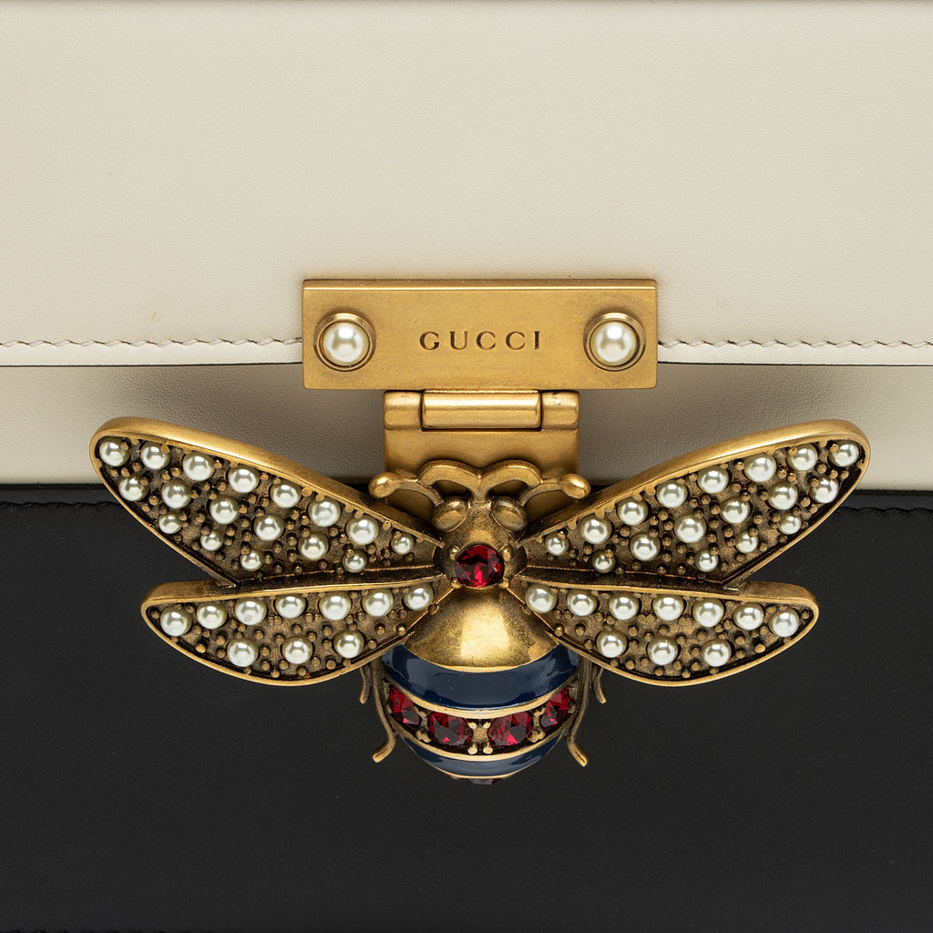 Gucci Leather QueLB Margaret Top Handle