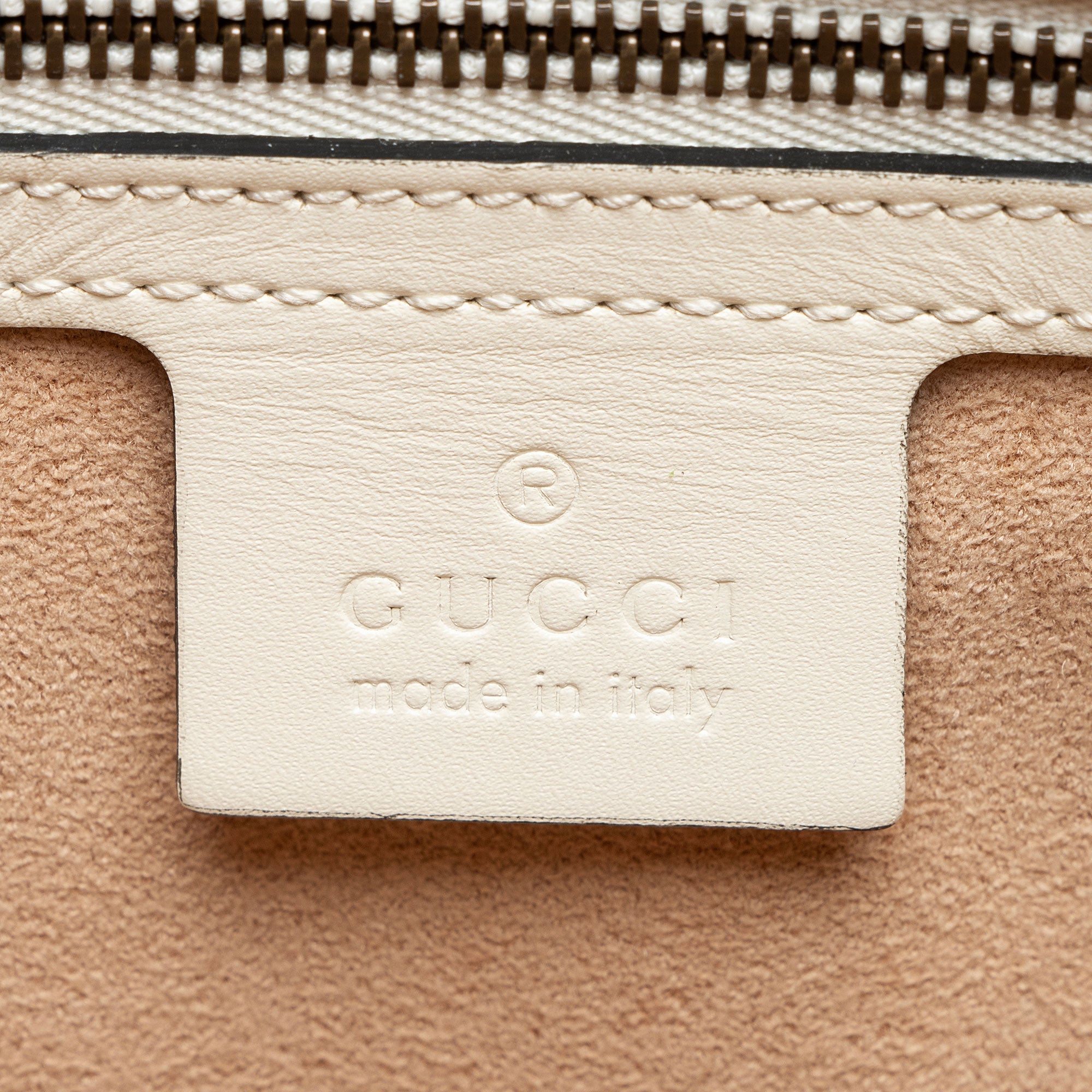 Gucci Leather QueLB Margaret Top Handle