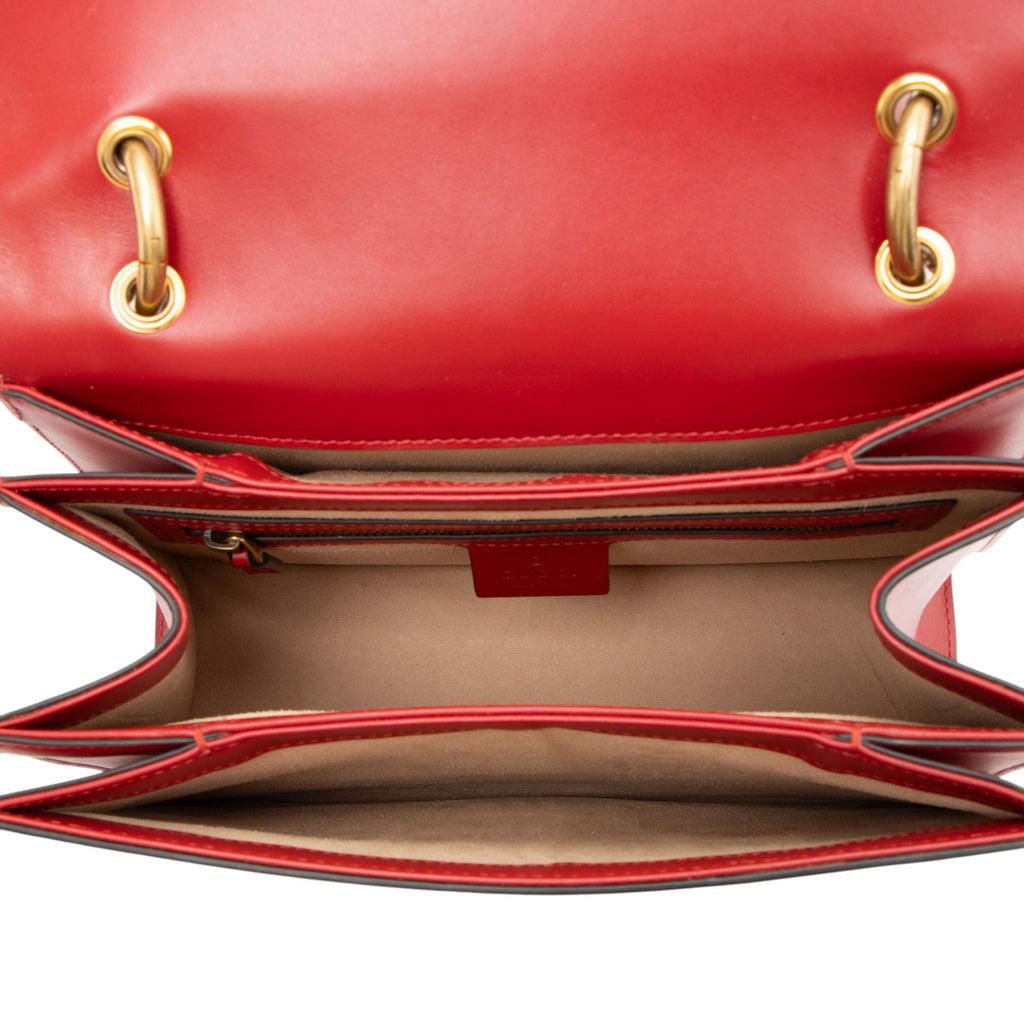 Gucci Leather QueLB Margaret Top Handle