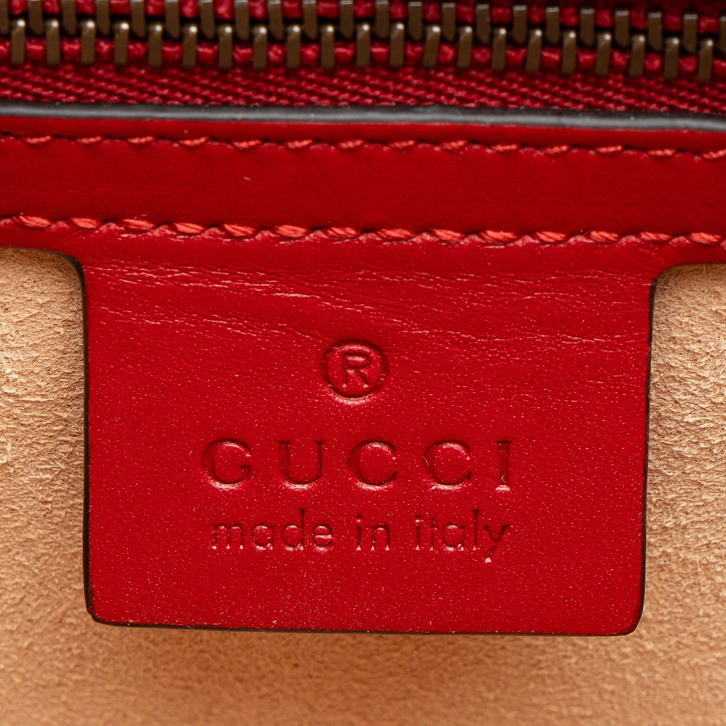 Gucci Leather QueLB Margaret Top Handle
