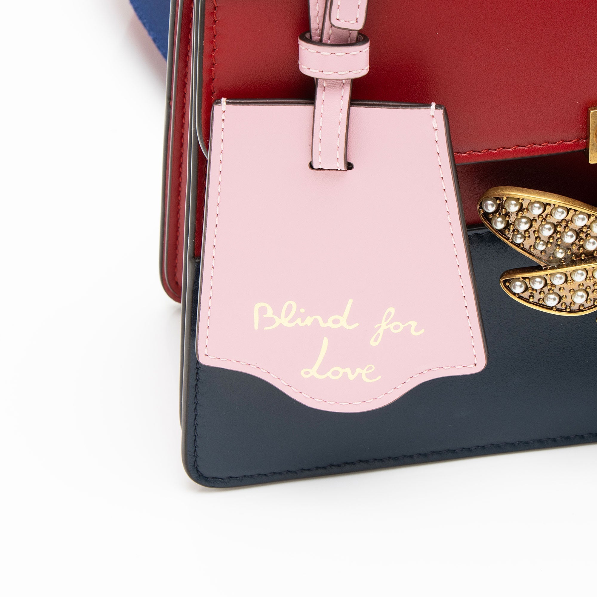 Gucci Leather QueLB Margaret Top Handle