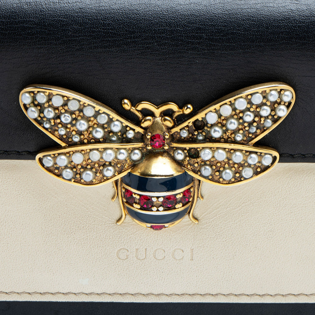 Gucci Leather Queen Margaret Wallet on Chain